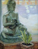 Buddha in the morning light Oil