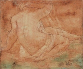 Nude with the towel Oil
