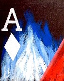 Fiery aces#2 close-up Acrylic
