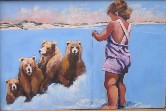 ira and the bears in natal, brazil Acrylic
