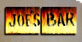 PERSONALIZED SIGN ON FIRE#3 Acrylic