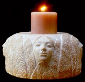 4 Face Candle Base Cement