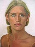 Self Portrait (detail) Oil