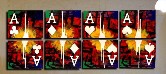 ABSTRACT SETS ACES#65 Acrylic