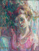 Young Woman (1966) Oil