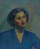 Constance (1939) Oil