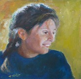 Young Stefanie (2003) Oil