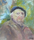 The Artist at 91 #1 (2004) Oil