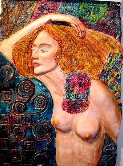 Homage to Klimt II Ceramic