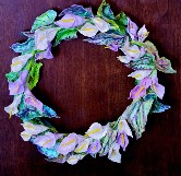 Cala lily wreath Ceramic