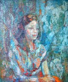 Portrait of a Girl (1956) Oil