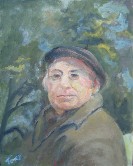 The Artist at 91 #3 (2004) Oil