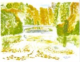 White Bridge Vanderbuilt estate #8 Watercolor