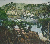 Point Lobos State Park Etching