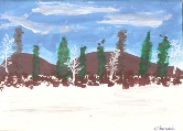 Trees  #24 Watercolor