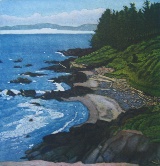World Views VIII: Point No Point (Vancouver Island) Etching