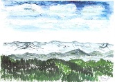 Adirondac Theme #68 Watercolor