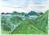Mountains #79 Watercolor