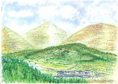 Hill and Dales #90 Watercolor