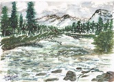 Yoho National Park #92 Watercolor