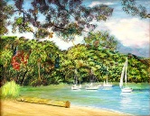 Angel Island I Watercolor