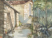 The Lane Watercolor