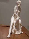 Giuditta after the bath (viewed from below) Ceramic