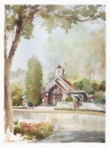 Chapel of Our Lady Watercolor