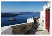 Celebrity Cruise Ship - Santorini
