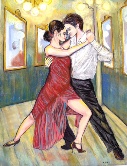 Tango in Red Pastel