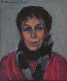 Woman in Red Oil