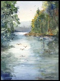 Russian River Watercolor
