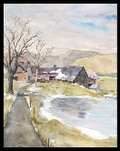 Spring Thaw Watercolor