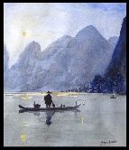 The River Li Watercolor