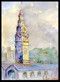 Ferry Building Watercolor