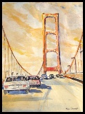 Golden Gate 2 Watercolor