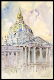 SF City Hall Watercolor