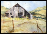 Ashland Barn Watercolor