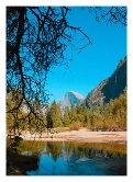Half Dome from Merced River Photography, Color