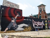 Venom mural in Houston, TX