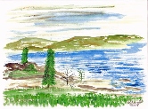 117 Water and Sky Watercolor