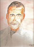 153 Sean Connery Watercolor