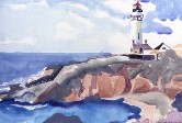 Pigeon Point Watercolor