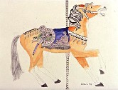 Carousel Horse Watercolor