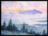 Mt. Tam Watercolor