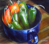 PEPPERS IN A LARGE MUG
