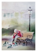 Feed the Birds Watercolor