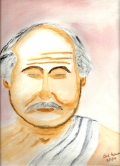 172 Lahiri Mahasaya Watercolor
