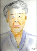 162 Eleanor Roosevelt Watercolor