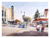 Alameda theatre Watercolor